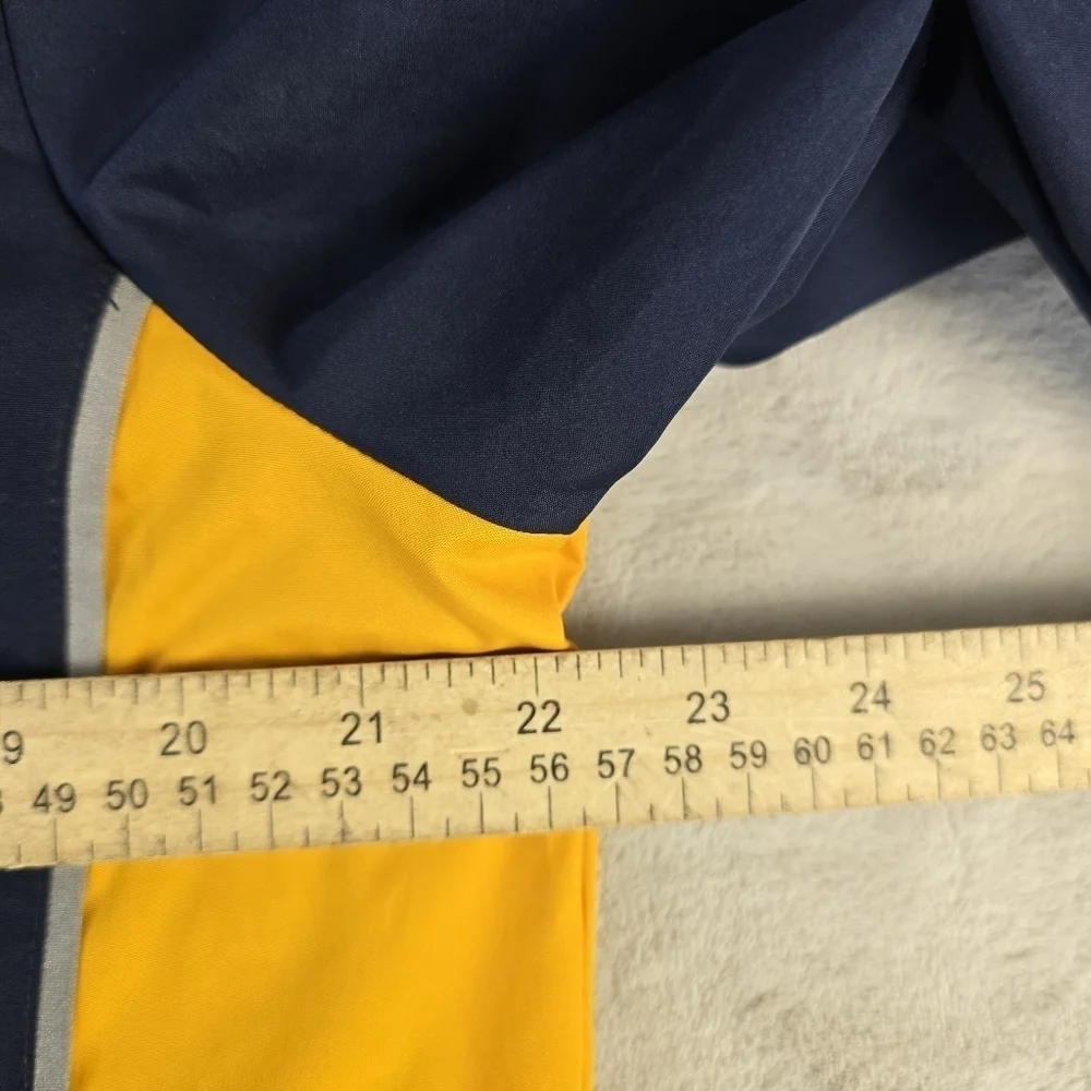 Champion US Navy Pullover Windbreaker Sz Lg Blue